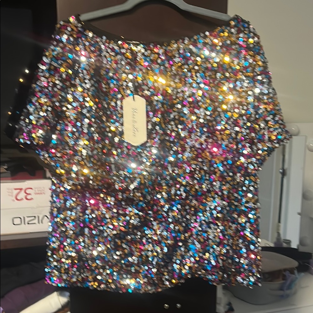 Sequin Multicolor Top